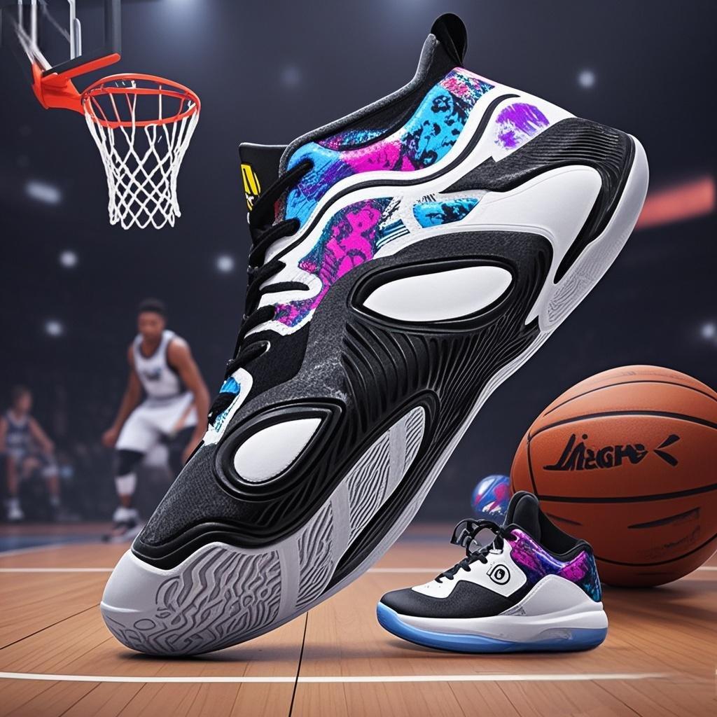 jimeng-2025-06-27-9384-帮我生成在不同背景下的图片，展示鞋子的细节  不同角度的展示   鞋子的造型不能___.jpeg